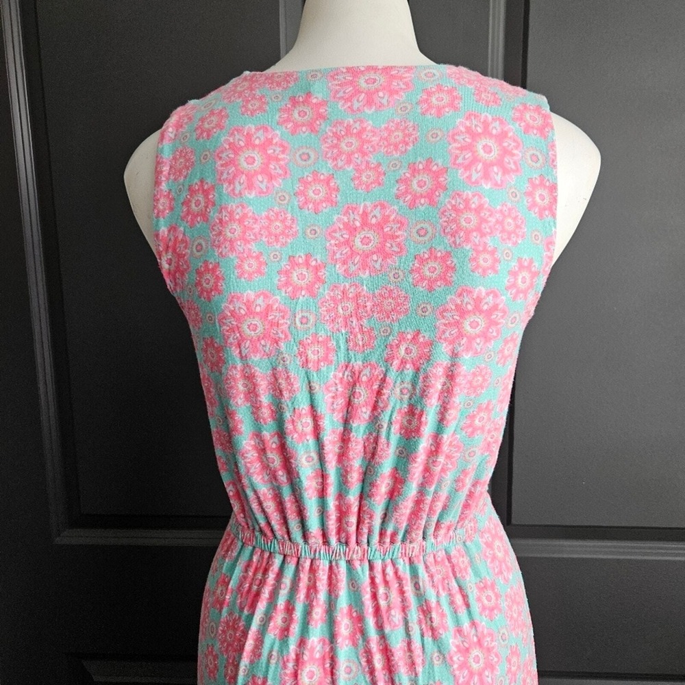 Vineyard Vines Sleeveless Floral Maxi Dress Sz Small Cottage Resort - Picture 3 of 10